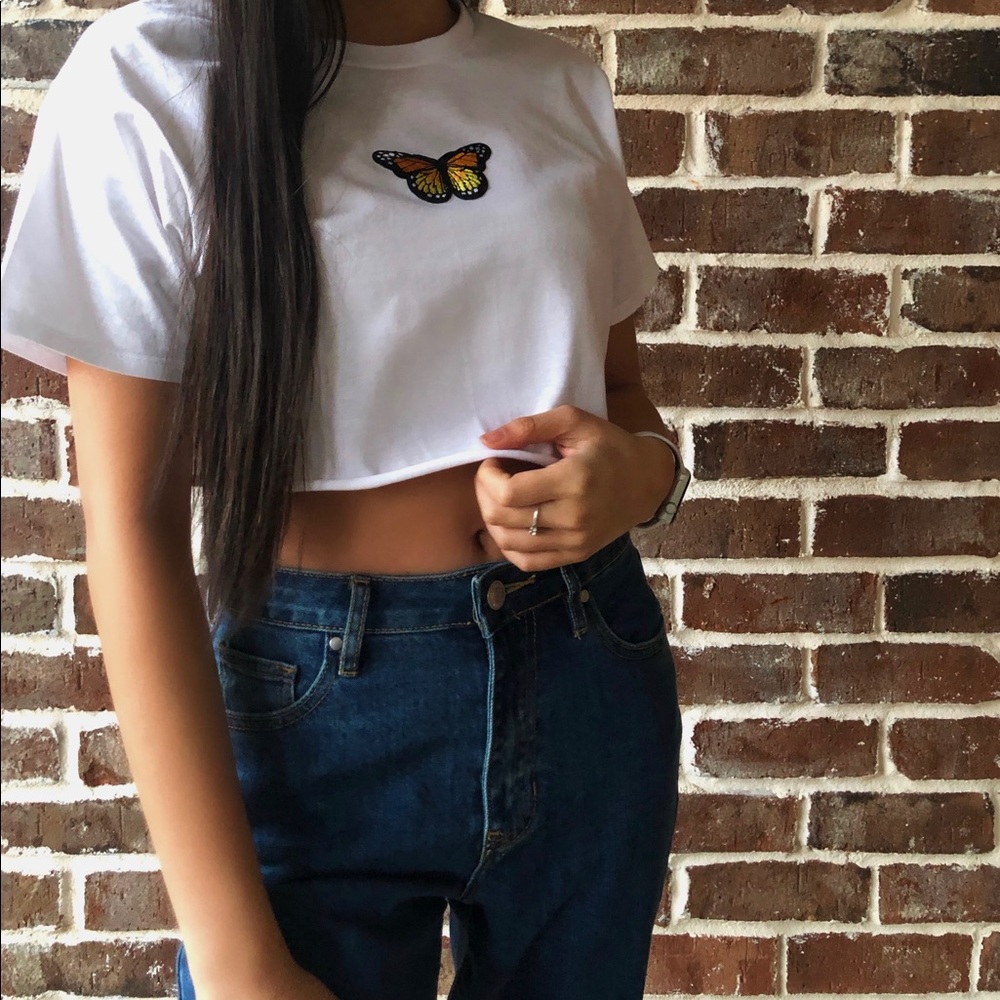 Butterfly Embroidery Patch